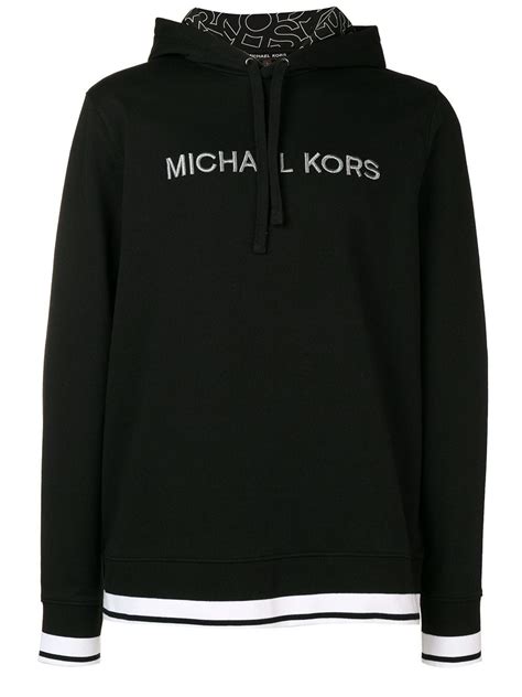 michael kors black sweatshirt|michael kors sweatshirt men's.